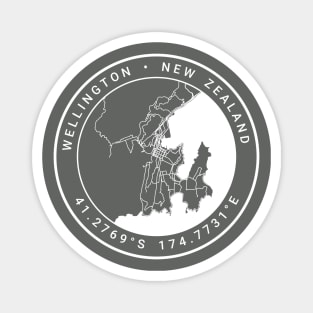 Wellington Map Magnet